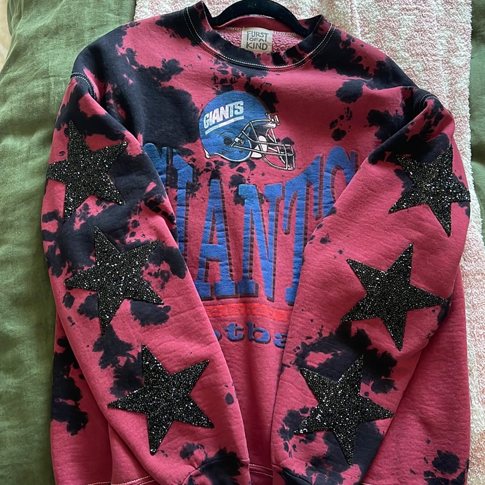 New York giants tie dye vintage football sweatshirt
